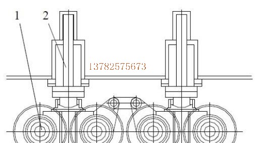 運行機構(gòu)液壓缸支承系統(tǒng)方案圖