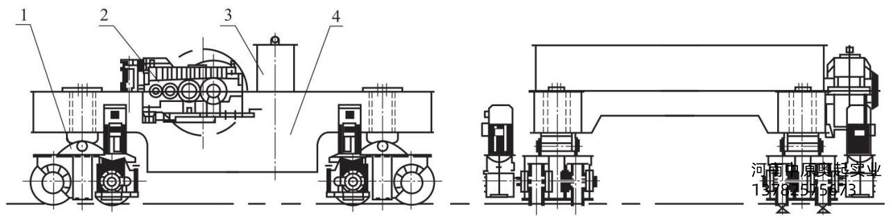 圖3-3大歐式起重機小車